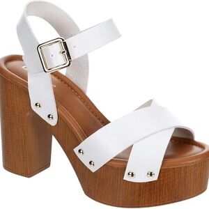 White Platform Sandals
